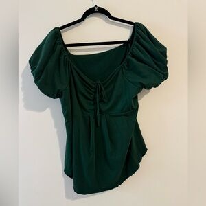 Forest Green Blouse